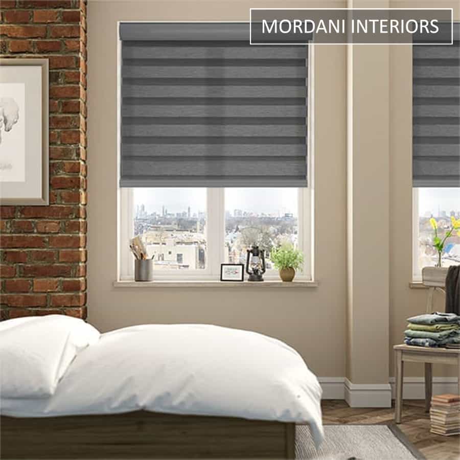 Dark Shadow Grey Dual Shade Blind